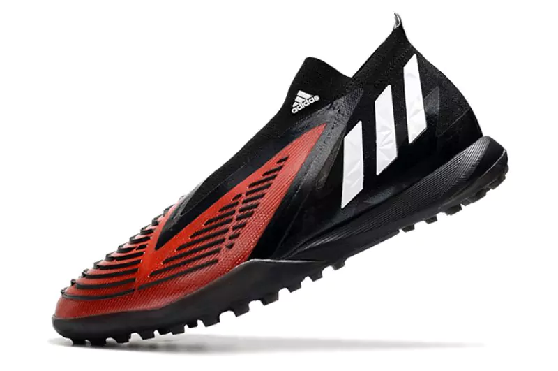 Chuteira Society Adidas Predator Edge+ Preta e Vermelho | Farda de Bol