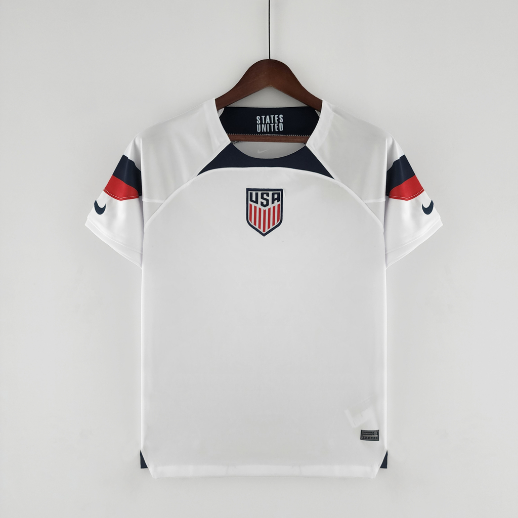 Camisa Estados Unidos I Copa do Mundo 2022 | Farda de Boleiro