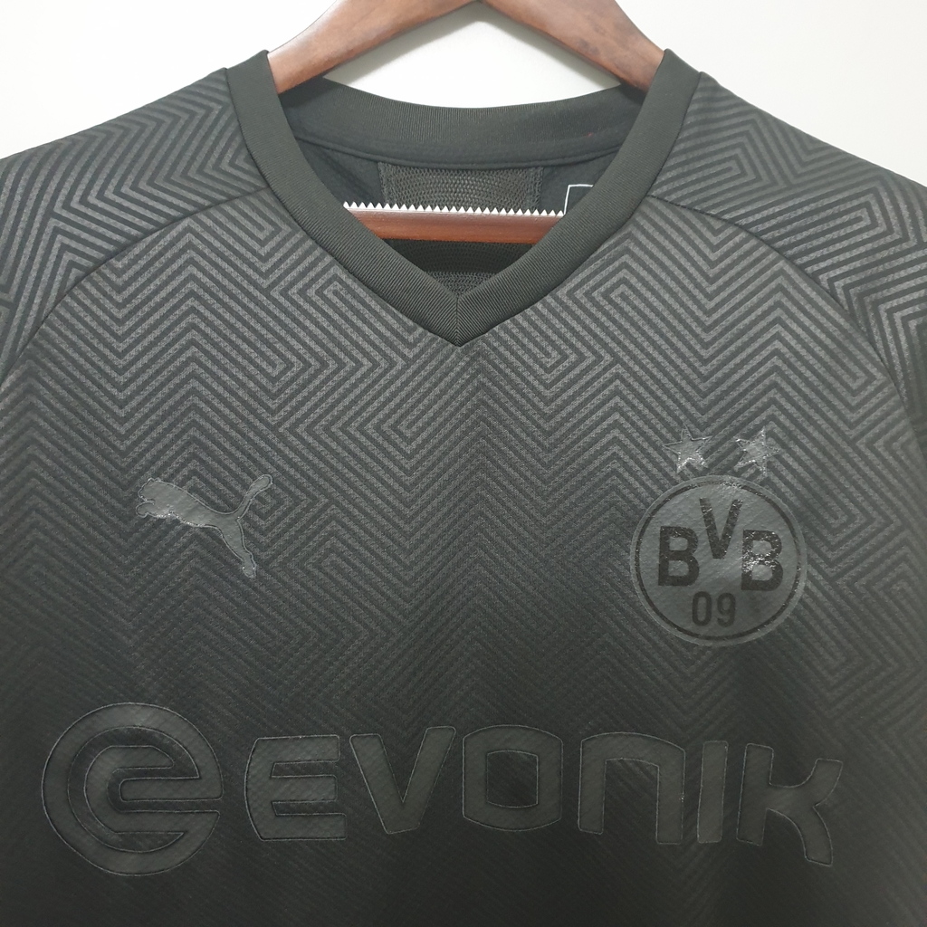 Camisa Borussia Dortmund Edição Especial 120 Anos Preta | Farda de B