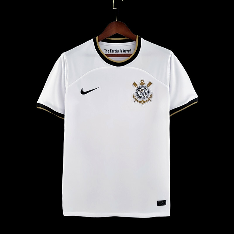 Camisa Corinthians I 22/23 Torcedor Nike Masculina - Branca