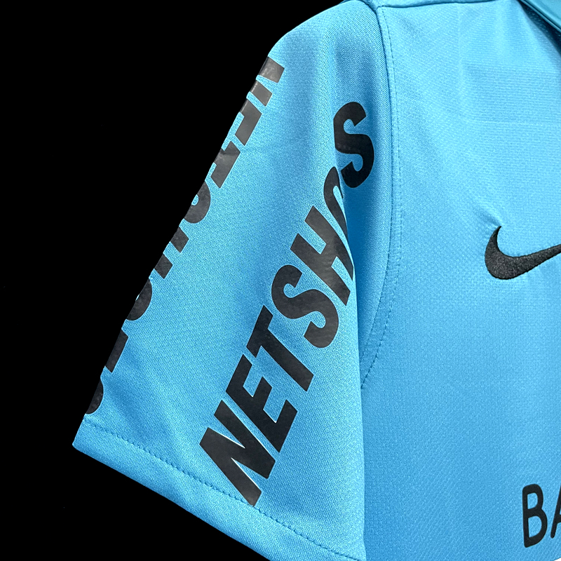 sobresalir Error Competidores Camisa Nike Santos III 12/13 - Masculina Torcedor - Azul
