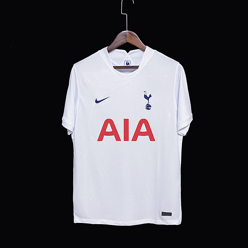 Camiseta Nike Tottenham I 2021/22 Torcedor Masculina - Branco