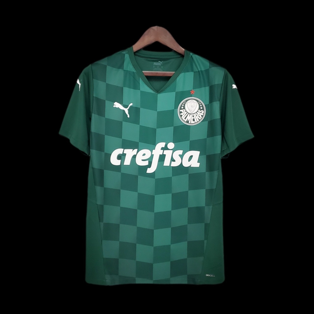 Camisa Palmeiras I 21/22 - Torcedor Puma Masculina - Verde
