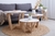 Mesa Ratona Melamina Blanca 60cm Modelo Roma - Planeta Casa