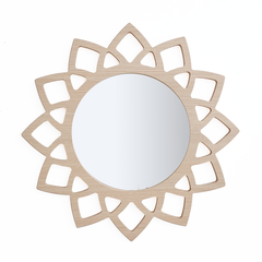 Espejo Sol Melamina Marmol 50cm diametro