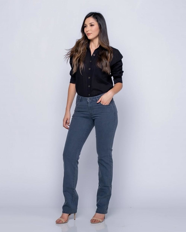 Shyro's Jeans - Calça Jeans Feminina Reta