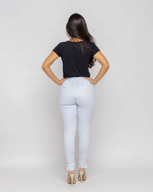 Shyro's Jeans - Calça Jeans Feminina Cigarrete Semi Social