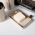 Kit Banheiro Cerâmica | Branco e Dourado - loja online