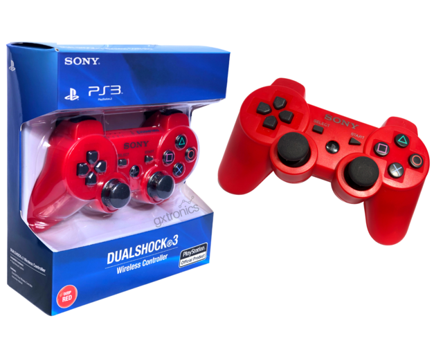 Joystick Inalambrico Dualshock 3 Sony para PS3 Play 3 Rojo
