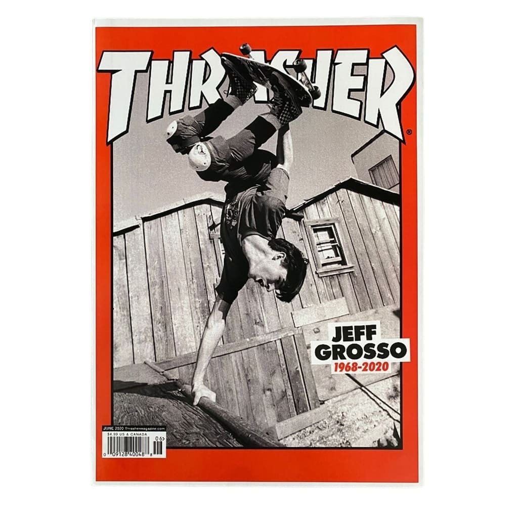 Pôster da Capa Thrasher Jun/2020 RIP Jeff Grosso