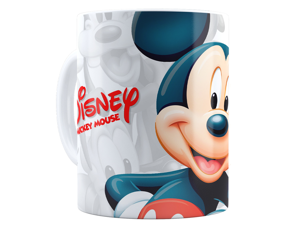 Caneca Mickey Mouse Xícara 325ml Porcelana Cerâmica Caixa Presente