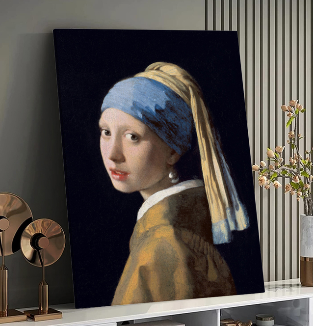Quadro Moça Com Brinco De Pérola Johannes Vermeer