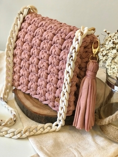crochet santa bolsa
