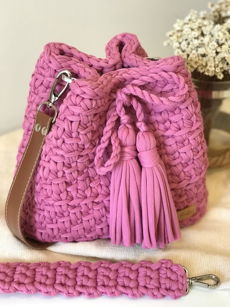 bucket bolsa crochet pattern free