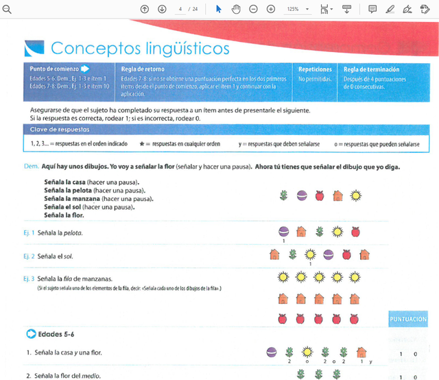 Celf 5 Evaluación Clínica De Los Fundamentos Del Lenguaje