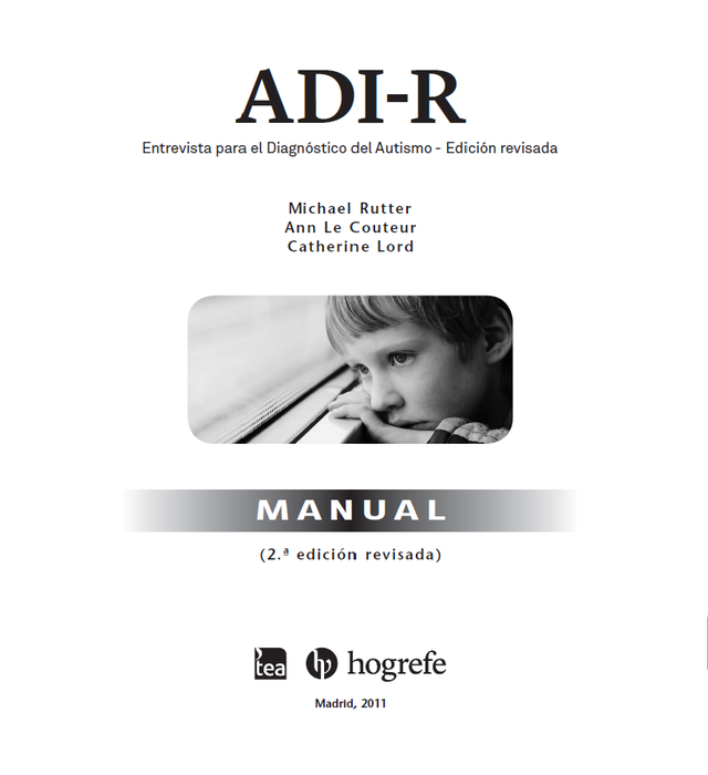 Software ADI R. Entrevista para el Diagnóstico del Autismo - Revisada ...