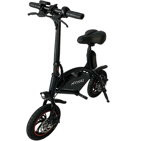 Bicicleta Eletrica Ebike Myway 3.0 Aro 14 Aut até 50km Preto - MYMAX