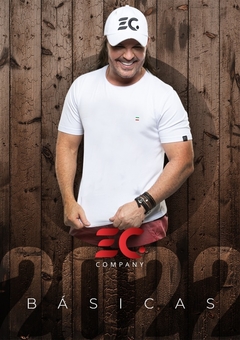 Camiseta Masculina EC Company Básica linha premium branca