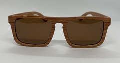 Óculos de Bambu Garoa Marrom