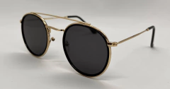 Oculos Double Round Gold - comprar online