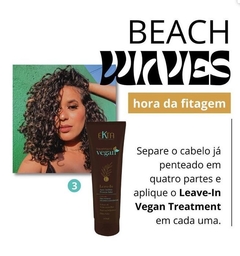 Leave-in Vegano Tratamento Anti-friz e Antioxidante com proteção UV beach waves