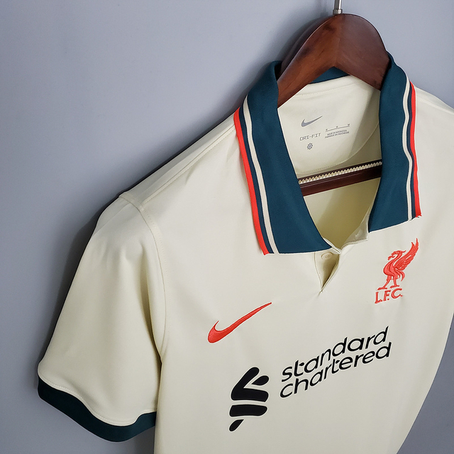 camisa laranja liverpool