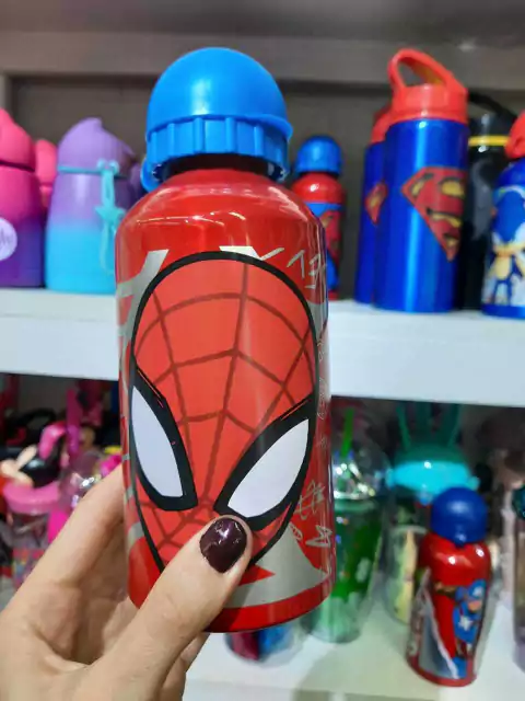 Botella de agua Spiderman