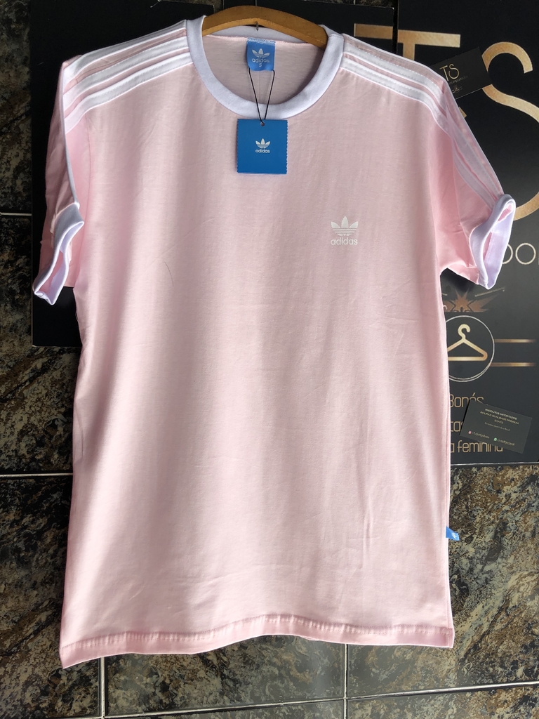camiseta adidas pink