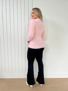 Blusa Pelinhos Rosa Bebê na internet
