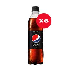 Pepsi Black 500ml x6u.