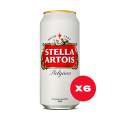 Stella Artois Lata 473ml x6u