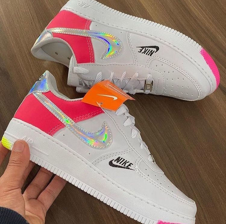 nike air force holográfico original