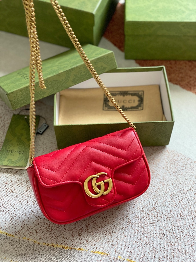 gucci marmont mini vermelha