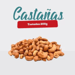 Castañas de Cajú TOSTADAS 200 gr - comprar online