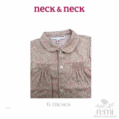 Camisa rosa con mini florecitas 6 meses Neck & Neck - comprar en línea