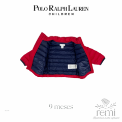 Chamarra roja repelente al agua de pluma de ganzo 9 meses Polo Ralph Lauren - comprar en línea