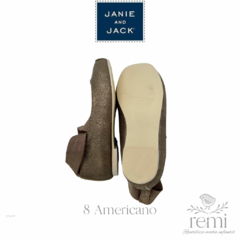 Zapatos estilo bailarina con brillantina café 8 americano (14-15 mexicano) Janie and Jack en internet