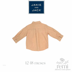 Camisa acabado lino color mamey claro 12-18 meses Janie and Jack - comprar en línea