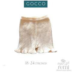 Bombacho acabado lana color rosa/beige muy claro 18-24 meses Gocco