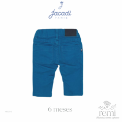 Set de dos jeans de colores azul y rojo 6 meses Jacadi en internet