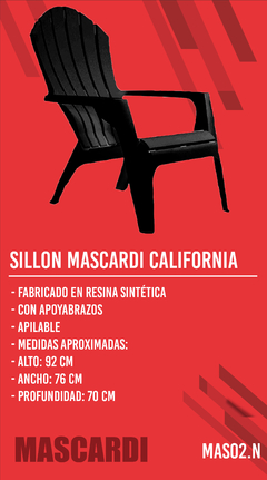 COMBO 2 SILLONES CALIFORNIA + MESA RATONA MASCARDI - Planeta Hogar