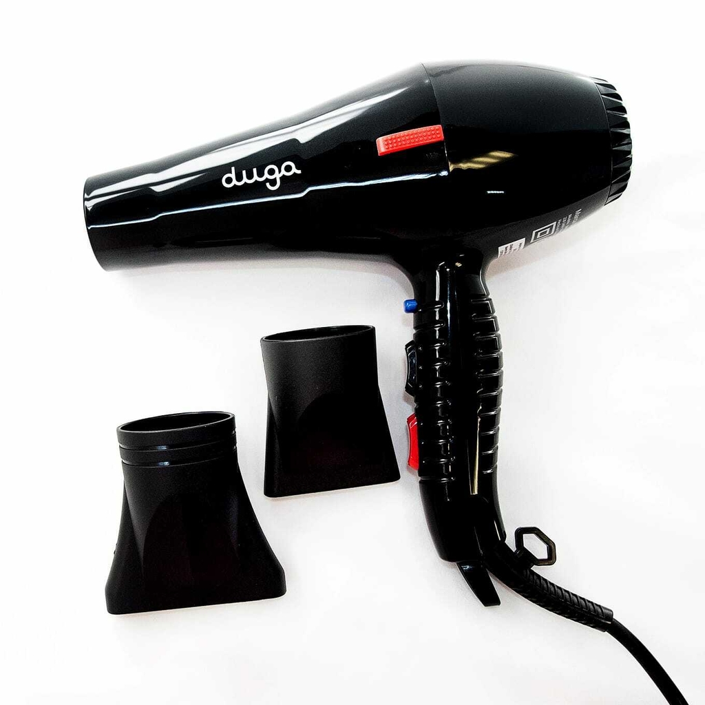 Secador Profesional Duga con Iones Tourmaline. 2300 Watts de potencia.