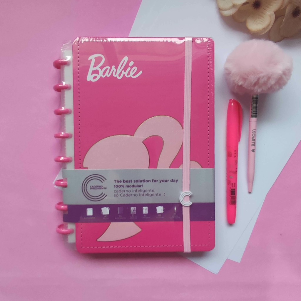 Caderno Inteligente Grande- Barbie Pink - 80Fls