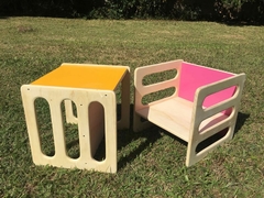 Kit: 2 Cadeiras Cubo