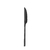 Faca p/churrasco de aço inox bambu elegant preto 22,3cm 1578 Lyor