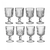 Taça de licor SORTIDA em vidro lapidado 65ml 1232 Lyor (Envio Aleatório)