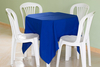 Toalha de mesa para festa oxford 150x150 cores kit com 10 na internet