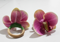 Porta guardanapo orquídea borbolete rosa - comprar online