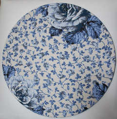 Capa de sousplat floral 35 cm - comprar online