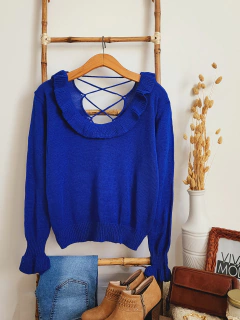 SWEATER CUELLO VOLADOS - tienda online